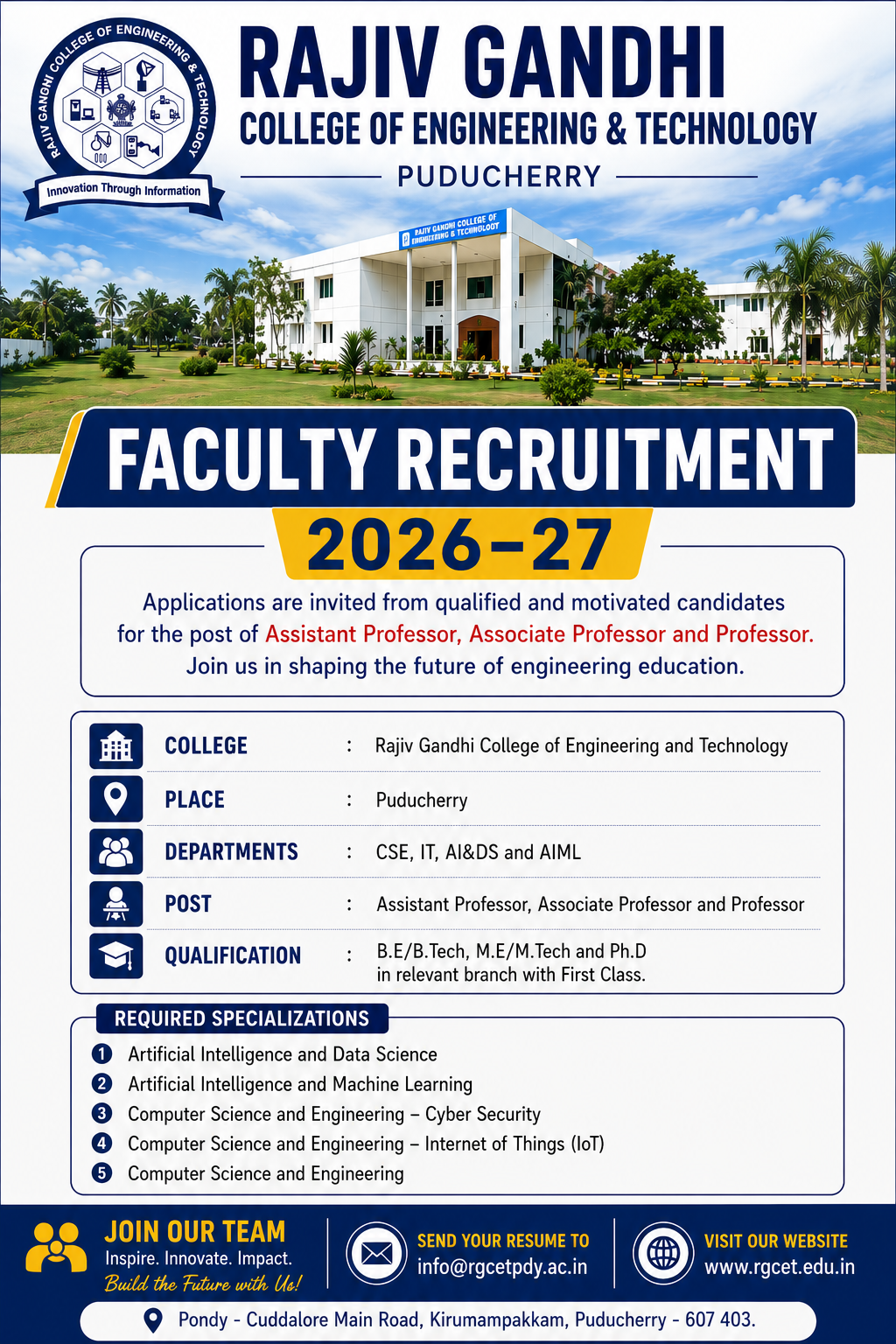 Recruitment 2026